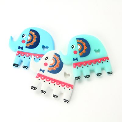คุณภาพ  Elephant Food Grade Silicone Baby Teether BPA Free With Customize Logo โรงงาน
