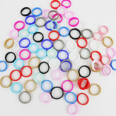 คุณภาพ  BPA Free Food Grade Silicone Rubber O Rings Chewable For Children Girls โรงงาน