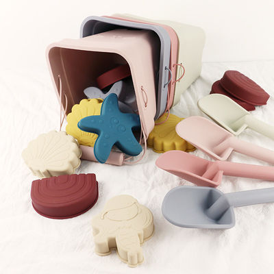 ขายส่งปลีก สีซิลิโคน ของเล่นเด็ก ชุดถังของเล่นชายหาด