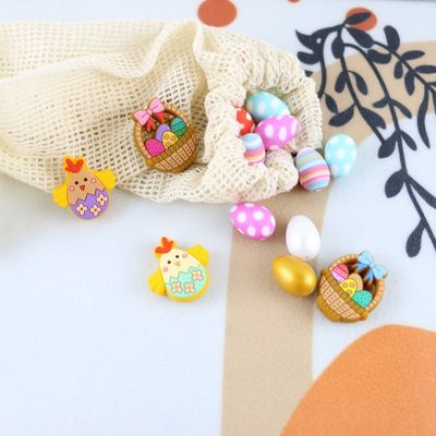 ลูกปัดซิลิโคน DIY รูปทรงไข่เคี้ยวได้สำหรับทำสร้อยคอ
