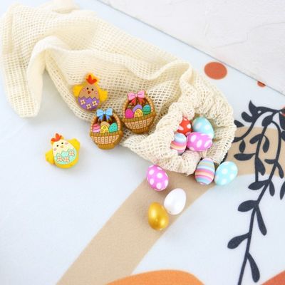 ลูกปัดซิลิโคน DIY รูปทรงไข่เคี้ยวได้สำหรับทำสร้อยคอ