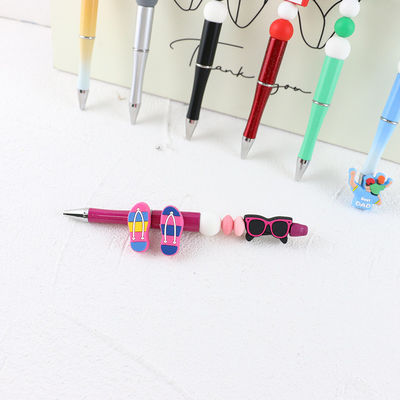 ปลอดสารบีพีเอ Baby Chew Beads, ซิลิโคนเกรดอาหาร Focal Beads สำหรับปากกา