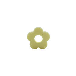 ดอกไม้หลุมซิลิโคนฟันลูกปัด 4.5 ซม.สำหรับ DIY Pacifier คลิปเคี้ยวสร้อยคอ