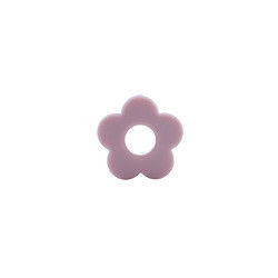 ดอกไม้หลุมซิลิโคนฟันลูกปัด 4.5 ซม.สำหรับ DIY Pacifier คลิปเคี้ยวสร้อยคอ