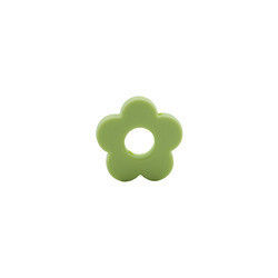 ดอกไม้หลุมซิลิโคนฟันลูกปัด 4.5 ซม.สำหรับ DIY Pacifier คลิปเคี้ยวสร้อยคอ