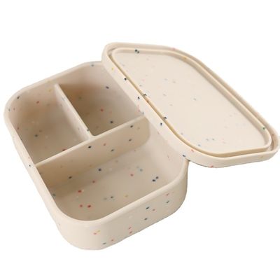 กล่องอาหารกลางวันซิลิโคนพับได้ขนาด 800 มล. 1200 มล. สำหรับสำนักงานกลางแจ้ง Bento