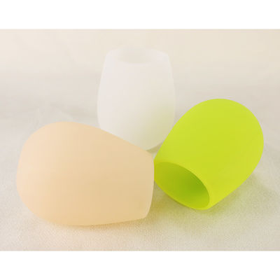 ถ้วยน้ำซิลิโคนสี Panton BPA ฟรีไม่มีหูหิ้วไม่มีฝาปิดสำหรับไวน์เบียร์