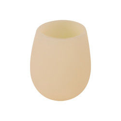 ถ้วยน้ำซิลิโคนสี Panton BPA ฟรีไม่มีหูหิ้วไม่มีฝาปิดสำหรับไวน์เบียร์