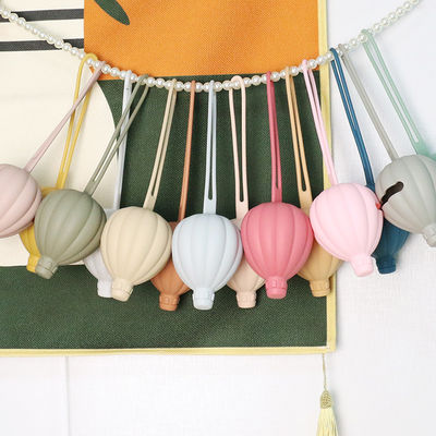ปลอดสารบีพีเอ Safe Silicone Pacifier Case Holder Hot Air Balloon Shape Pacifier Pouch