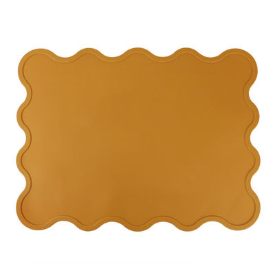 ปลอดสารบีพีเอ Waterproof Kids Silicone Placemat แผ่นกันลื่นแบบใช้ซ้ำได้สำหรับป้อนอาหารเด็ก