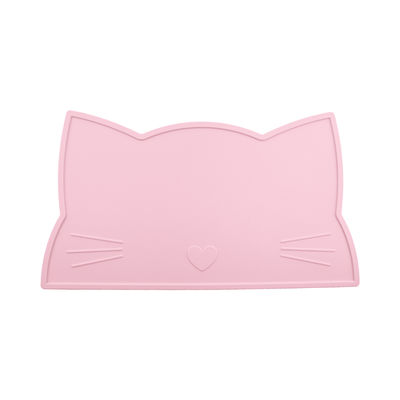 Cat Face Kids แผ่นรองจานซิลิโคน, แผ่นรองโต๊ะอาหารซิลิโคนทนความร้อนเสื่อให้อาหารกันน้ำ