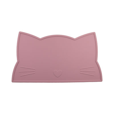 Cat Face Kids แผ่นรองจานซิลิโคน, แผ่นรองโต๊ะอาหารซิลิโคนทนความร้อนเสื่อให้อาหารกันน้ำ