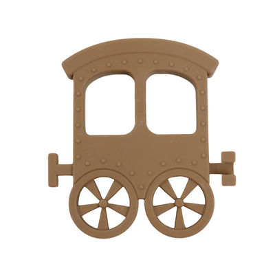 ยางกัดซิลิโคนสำหรับเด็ก Little Train สำหรับของเล่นสร้อยคอปลอดสารพิษ