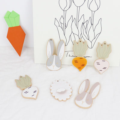 Sheep Bunny Personalized ยางกัดซิลิโคน BPA ฟรีสำหรับทารกแรกเกิด
