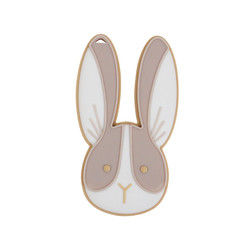 Sheep Bunny Personalized ยางกัดซิลิโคน BPA ฟรีสำหรับทารกแรกเกิด