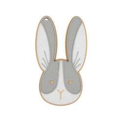 Sheep Bunny Personalized ยางกัดซิลิโคน BPA ฟรีสำหรับทารกแรกเกิด