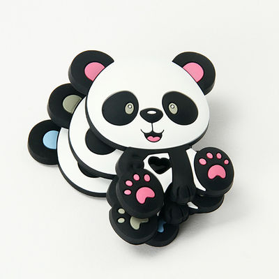 Animal Cat Kitten ซิลิโคนยางกัดเด็ก BPA ฟรีสำหรับเด็กวัยหัดเดินการงอกของฟัน