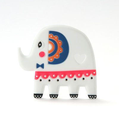 Animal Cat Kitten ซิลิโคนยางกัดเด็ก BPA ฟรีสำหรับเด็กวัยหัดเดินการงอกของฟัน