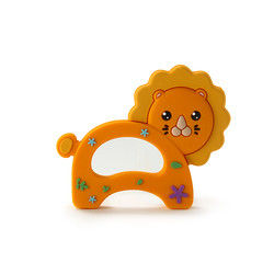 Animal Cat Kitten ซิลิโคนยางกัดเด็ก BPA ฟรีสำหรับเด็กวัยหัดเดินการงอกของฟัน