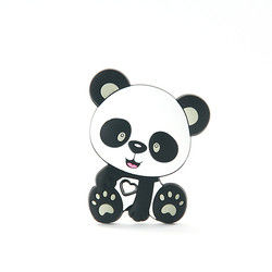 Animal Cat Kitten ซิลิโคนยางกัดเด็ก BPA ฟรีสำหรับเด็กวัยหัดเดินการงอกของฟัน