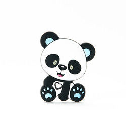 Animal Cat Kitten ซิลิโคนยางกัดเด็ก BPA ฟรีสำหรับเด็กวัยหัดเดินการงอกของฟัน