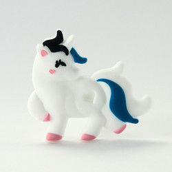 Animal Cat Kitten ซิลิโคนยางกัดเด็ก BPA ฟรีสำหรับเด็กวัยหัดเดินการงอกของฟัน