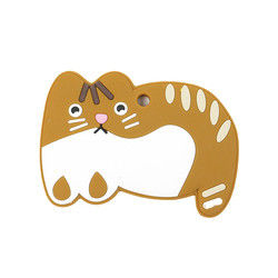 Animal Cat Kitten ซิลิโคนยางกัดเด็ก BPA ฟรีสำหรับเด็กวัยหัดเดินการงอกของฟัน