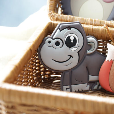 Soft Animal Baby ยางกัดวัสดุเกรดอาหารซิลิโคนสำหรับเด็กวัยหัดเดิน
