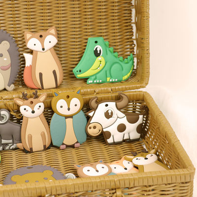 Soft Animal Baby ยางกัดวัสดุเกรดอาหารซิลิโคนสำหรับเด็กวัยหัดเดิน