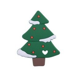 Christmas Gingerbread Man Soft ซิลิโคนยางกัดสีสันสำหรับ Baby Teething