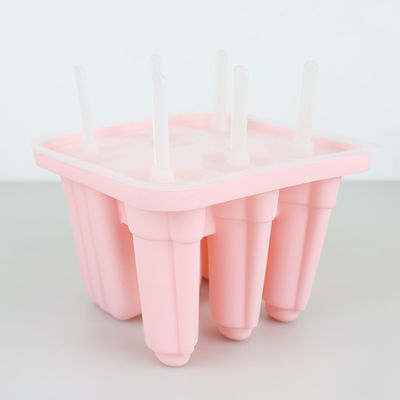 แม่พิมพ์ซิลิโคนส่วนบุคคลปลอดสาร BPA สำหรับทำน้ำแข็งไอติม Lolly