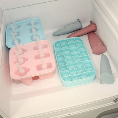 แม่พิมพ์ซิลิโคนส่วนบุคคลปลอดสาร BPA สำหรับทำน้ำแข็งไอติม Lolly