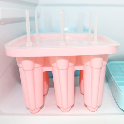 แม่พิมพ์ซิลิโคนส่วนบุคคลปลอดสาร BPA สำหรับทำน้ำแข็งไอติม Lolly