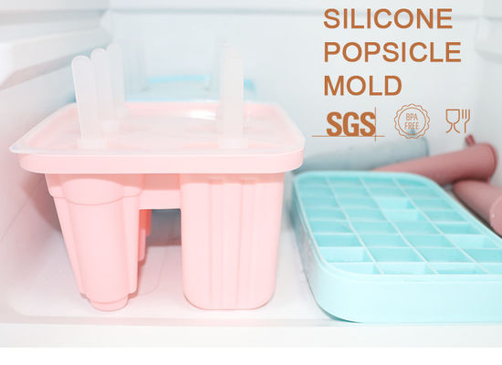 แม่พิมพ์ซิลิโคน Ice Lolly ส่วนบุคคลที่ยั่งยืนด้วยสี Panton