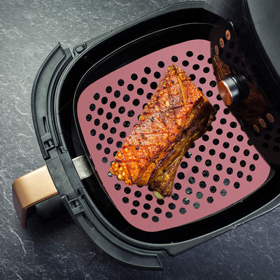 แผ่นทอดอากาศซิลิโคนเกรดอาหาร nonstick ทนความร้อนมัลติฟังก์ชั่น
