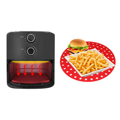 ซิลิโคนเกรดอาหาร Air Fryer Baking Mat Nonstick หลายสี