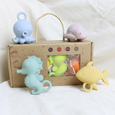 เด็ก เด็ก น้ําอาบน้ําลอย ของเล่นซิลิโคน BPA ฟรีเกรดอาหาร