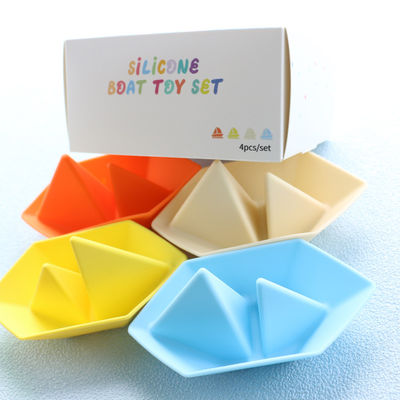 ชุดเรือซิลิโคนลอยน้ำของเล่นน้ำเกรดอาหารปลอดสาร BPA