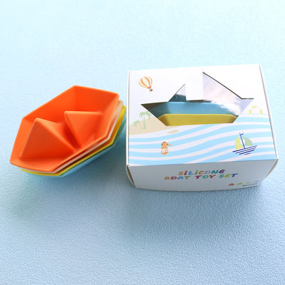 ชุดเรือซิลิโคนลอยน้ำของเล่นน้ำเกรดอาหารปลอดสาร BPA