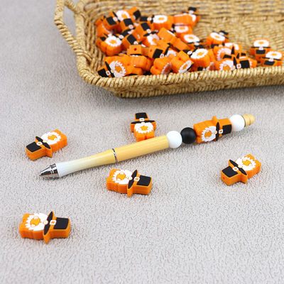การ์ตูนน่ารักซิลิโคน Gnomes Focal Bead 100 ชิ้น Custom MOQ ต่ำ