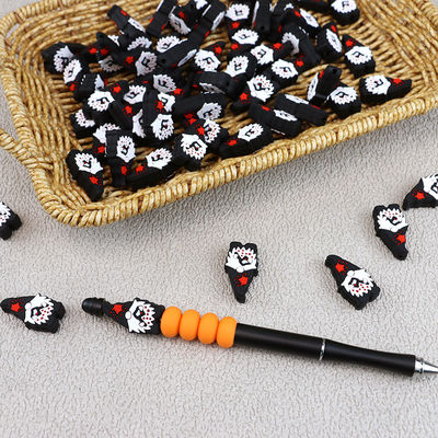 การ์ตูนน่ารักซิลิโคน Gnomes Focal Bead 100 ชิ้น Custom MOQ ต่ำ