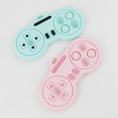 Baby Teething Products - ล้างทำความสะอาดได้สีต่างๆที่กำหนดเองผู้เล่นการ์ตูนน่ารักควบคุมรูปร่างของเล่นยางกัดซิลิโคน