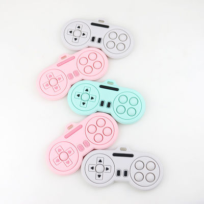 Baby Teething Products - ล้างทำความสะอาดได้สีต่างๆที่กำหนดเองผู้เล่นการ์ตูนน่ารักควบคุมรูปร่างของเล่นยางกัดซิลิโคน