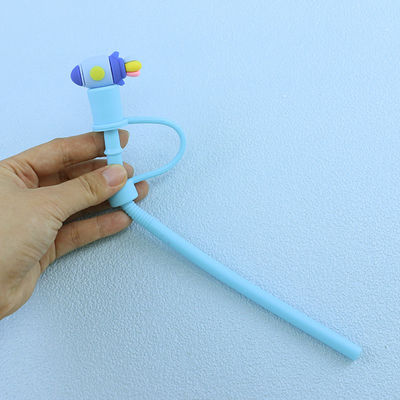 Custom 3D Silicone Straw Cover Name Brand Personalized Design หมวกฟาง
