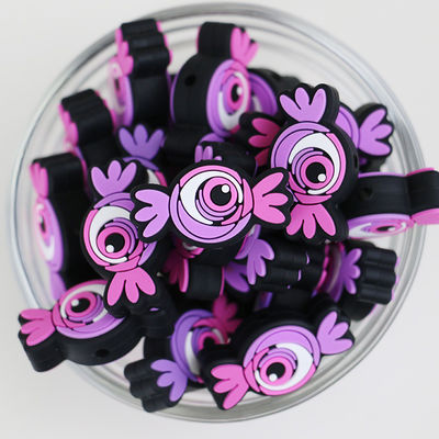 ลูกปัดโฟกัสฮาโลวีนแบบกำหนดเอง BPA ฟรีลูกปัด DIY ปลอดสารพิษสำหรับทุกคน
