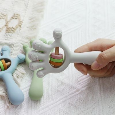 ของเล่นทรงมือมือมือ: ไม่มี BPA ไม่เป็นพิษ สามารถเคี้ยวได้