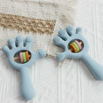 ของเล่นทรงมือมือมือ: ไม่มี BPA ไม่เป็นพิษ สามารถเคี้ยวได้