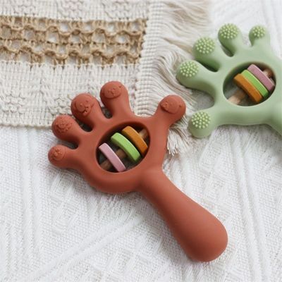 ของเล่นทรงมือมือมือ: ไม่มี BPA ไม่เป็นพิษ สามารถเคี้ยวได้