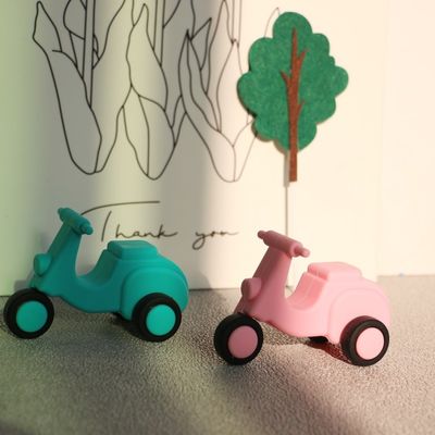 custom and wholesale Safe Silicone Vehicle Toys set for Babies รถกระบะ รถกระบะ รถจักรยานยนต์ ของเล่นรถยนต์