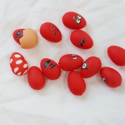 สีซิลิโคนข้อมือฟัน นุ่ม ปลอดภัย ทนทาน ไข่อีสเตอร์ สีซิลิโคนข้อมือที่มีรูสําหรับการทําปากกา